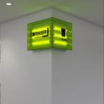 Acrylic Directional Led Coffee Shop Building Sign Light Box Waterproof