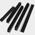 Custom Industrial Nylon PBT Bristle Horse Hair Pig Hair PVC Plate Brushes For