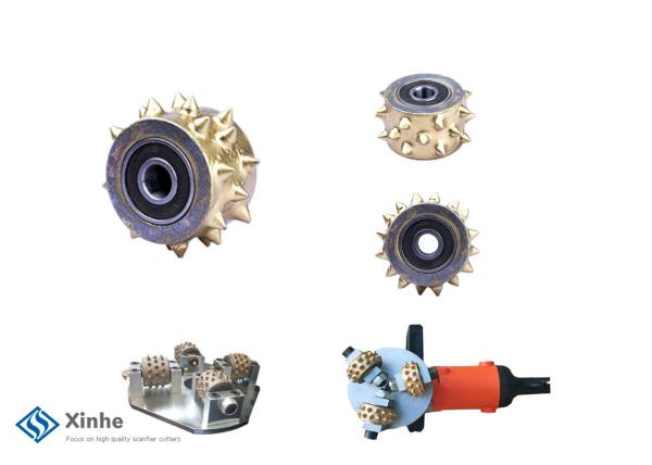 Scarifier Cutters Bush Hammer Tungsten Carbide Tipped Scarifier Replacements