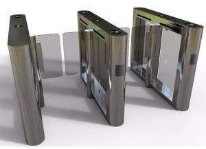 Quality Smart Access Gate 304 stainless steel sliding turnstile barrier gate for office buildings wholesale