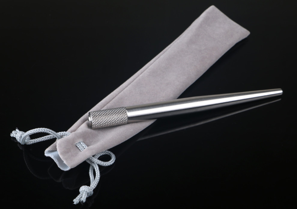 High Temperature Sterilization Microblading Pen / Manual Tattoo Pen With Cloth Bag Packing