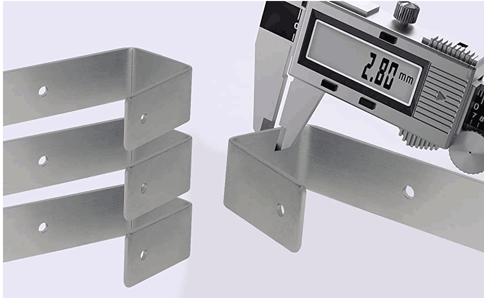Stainless Steel Bunk Bed Ladder Hooks Inside Width 1.4*2.15* Length 6.3inch Pack of 2