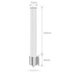 Customized Cable Length 4G LTE 2.4G 5.8G Antenna Omni 25DBi Gain High Gain