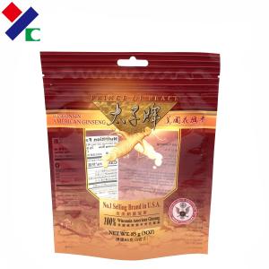 Quality Clear Window Hanghole Three Side Seal Pouch Dry Food Packaging wholesale