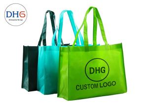 Quality 80gsm-120gsm Non Woven Polypropylene Tote Bags Customized Logo Bottom Gusset wholesale