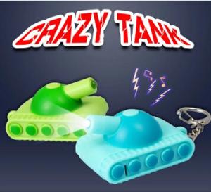 Quality New creative gift product tank led keychain with led light wholesale