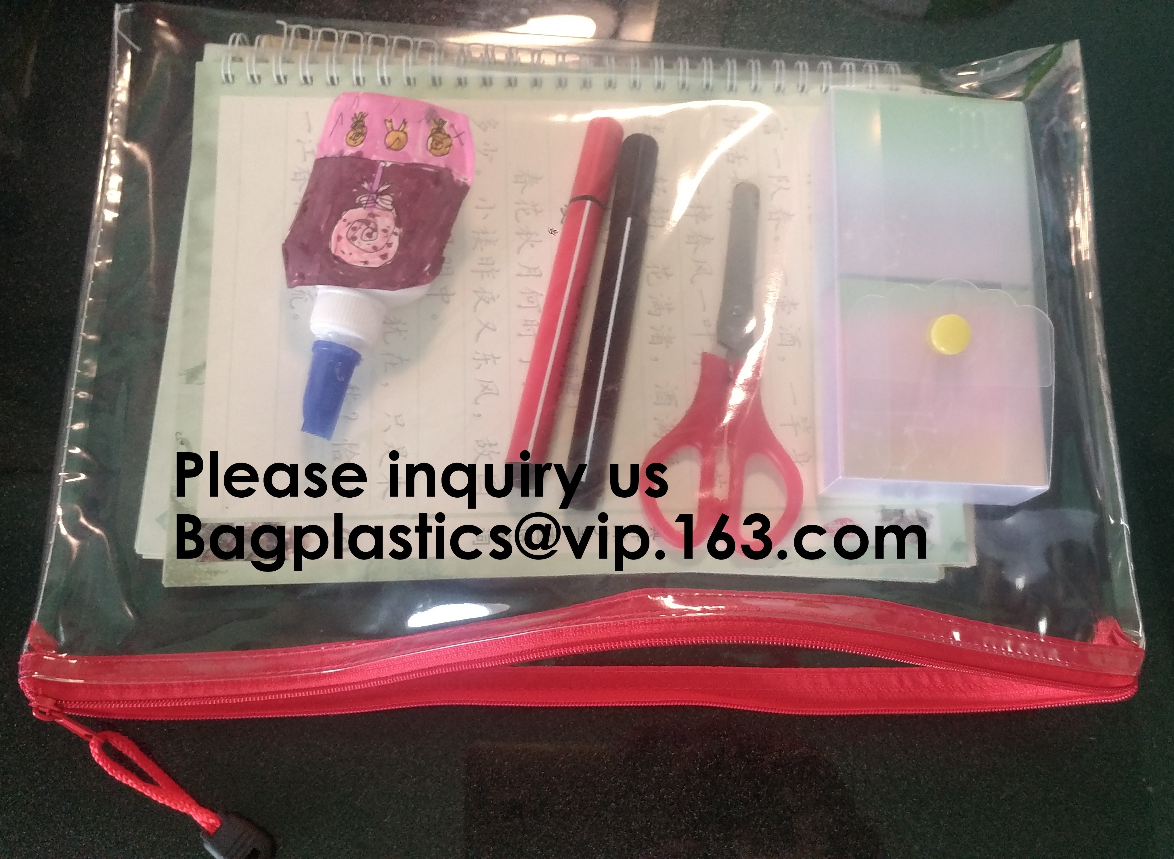 PP Stationery File Bag/Envelop Document Conference File Folder,Document File Box Biodegradable File Bag,Document Bag pac