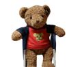 Buy cheap 18cm 200g Nigger Brown Rose Velvet Teddy Bear Plush Doll Dressed Cute Cuddly Toy from wholesalers