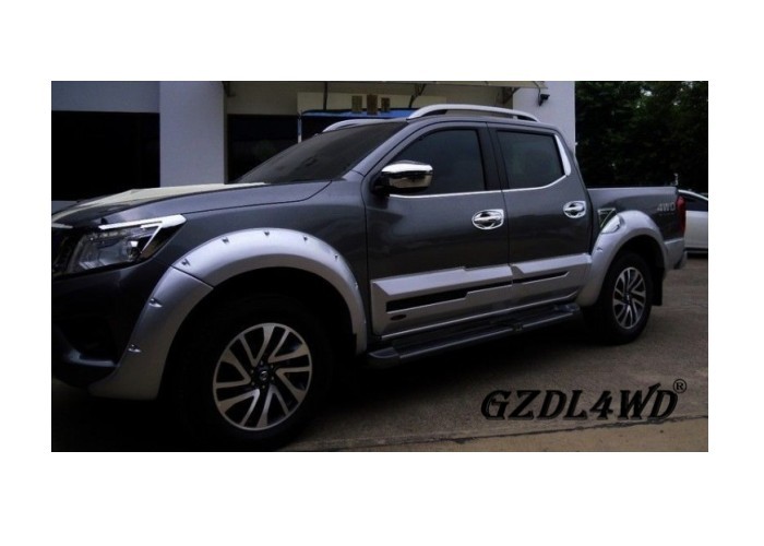 NP300 4x4 Wheel Arch Flares Trims Black For Cars Nissan Navara 2015