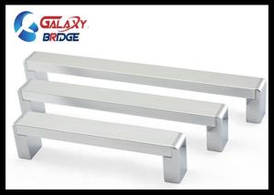 Quality Solid 192mm Kitchen Aluminium Cabinet Handles Square Cupboard Pulls Modern Dresser Knobs wholesale