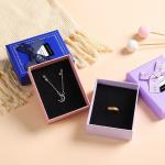 Customized Necklace Earring Jewelry Packaging Gift Paper Box Custom Paper