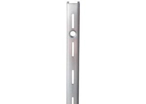 Quality Chrome Finish Slotted Square Metal Tubing , 36&quot; Height Slotted Square Steel Tubing wholesale