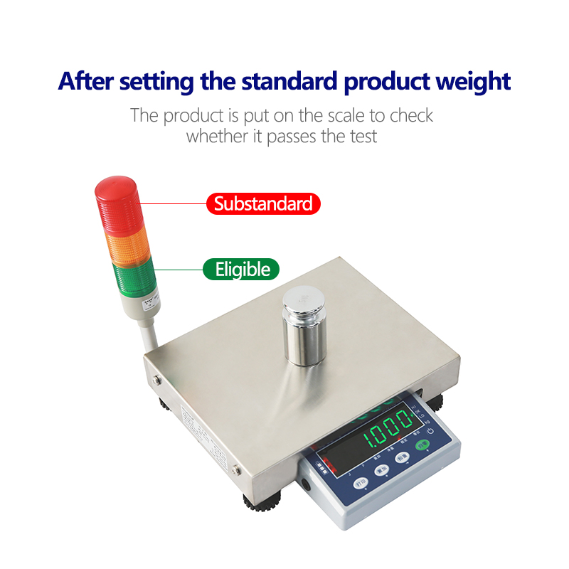 SOHE ATJ 30kg Three Color Alarm Electronic Industrial Weighing Scales Platform Maximum Range