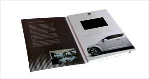 Quality Advertising video brochure card for greeting , lcd video mailer for fair display wholesale