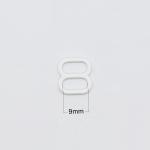 Nylon Coated Metal Bra Strap Adjustment Sliders 9mm