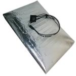 12V Aluminum Foil Heating Pad Size 25x25cm 30x30cm 35x35cm For Food Delivery