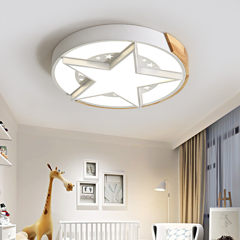 Modern flush mount ceiling light Boy room Kids room Stars Chandelier(WH-MA-173)