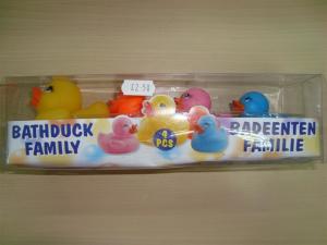 Quality 4 Light Up Bath Ducks Illuminating Color Changing ATBC-PVC rubber material wholesale