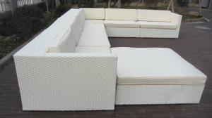 Quality 8pcs cheap PE rattan garden sofas wholesale