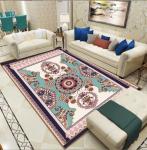 Persian Diamond Velvet Living Room Floor Carpet European Special Style