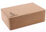 2016 Hot Sale custom printing logo eco-friendly natural cork yoga block 4''x6'