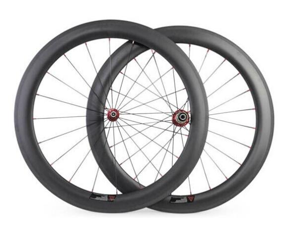 Ultra Light 60mm Carbon Fiber Wheels For 2014 23mm Wider 1520g Clincher/tubular