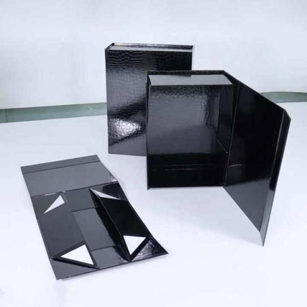 Wholesale Custom Gift Cosmetics Clothing Packaging Black Specialty Crocodile