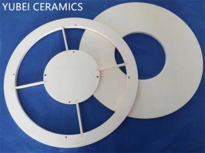Quality 500mm Machining Alumina Ceramic Rings White 89HRA For Tubes wholesale
