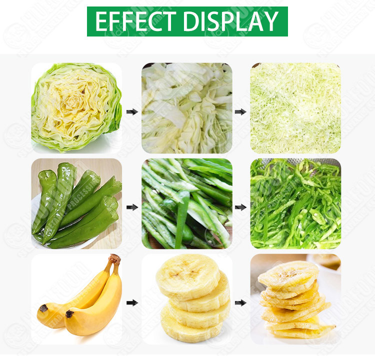 1180mm 300kg/H 0.37kw Leafy Vegetable Slicer Machine