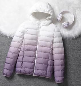 Quality Oem Clothing Manufacturer China Women'S Waist Zip Gradient Long Sleeve Thin Slim Fit Jacket wholesale