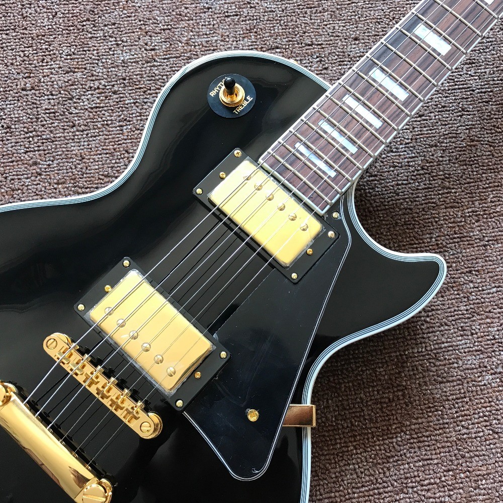 Guitar recording video appreciation custom mahogany black or cream lp custom electric guitar gold hardware
