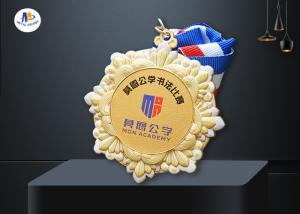 Quality Zinc Alloy Medal For Your Events Colorful Painting On Raised 3D Surface wholesale