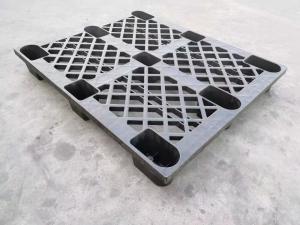 Quality HDPE Reinforced 1200*1000 Mm Black Plastic Pallets wholesale
