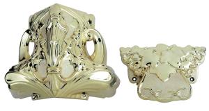 Quality Compact Fashion Casket Ornaments , Funeral Accessories With 2 0.66m Steel Bar wholesale