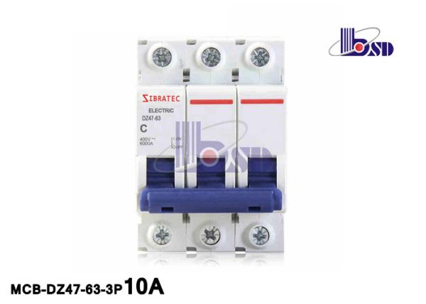 Cheap 3 Pole 10 Amp Mini Circuit Breaker Square D Miniature Circuit Breaker for sale