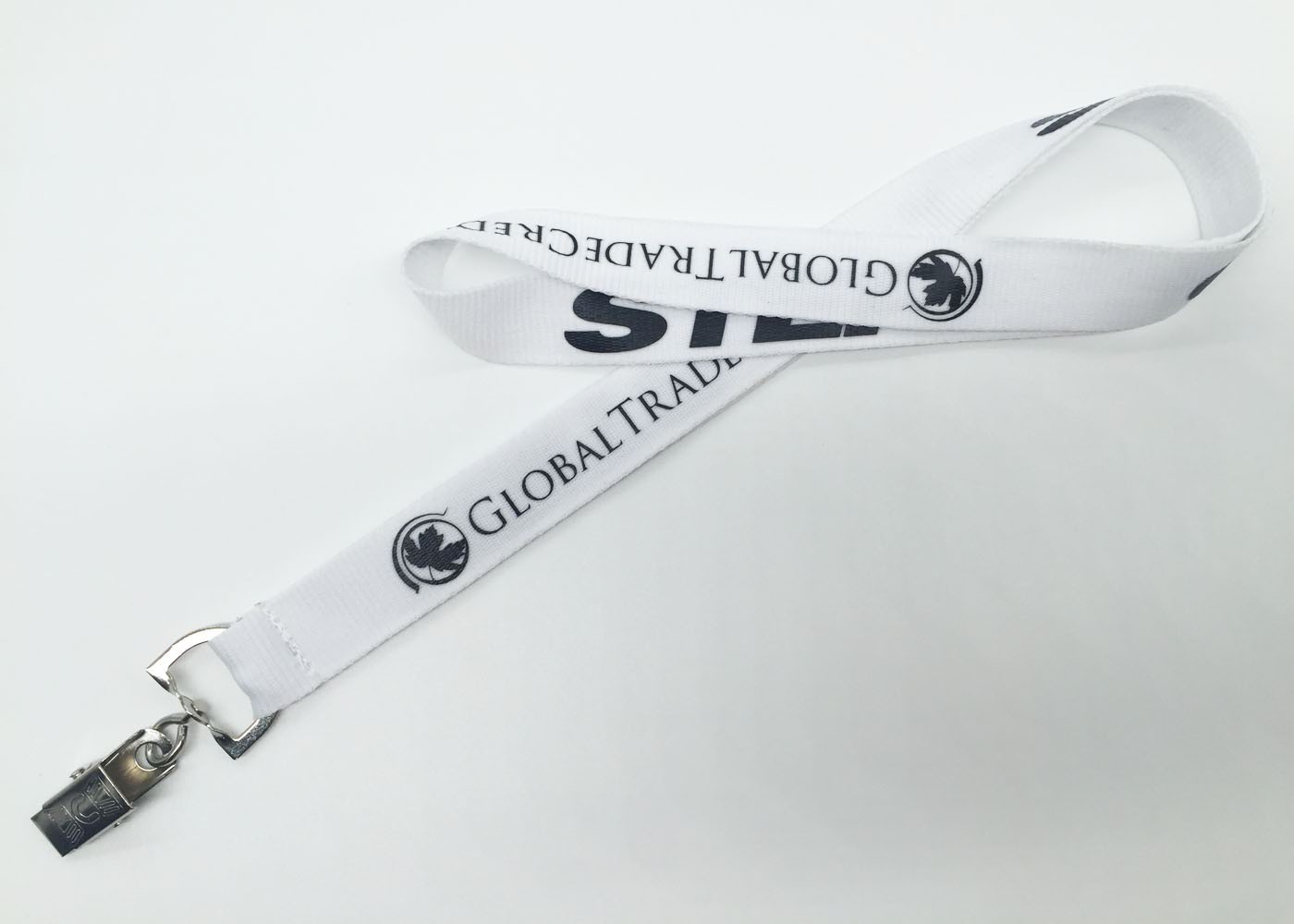 Mint Green Lanyard / Screen Printed Lanyards With Environmental Protection Material