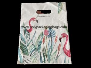 Quality 22×29cm Thickness 0.08mm LDPE Die Cut Handle Bag wholesale