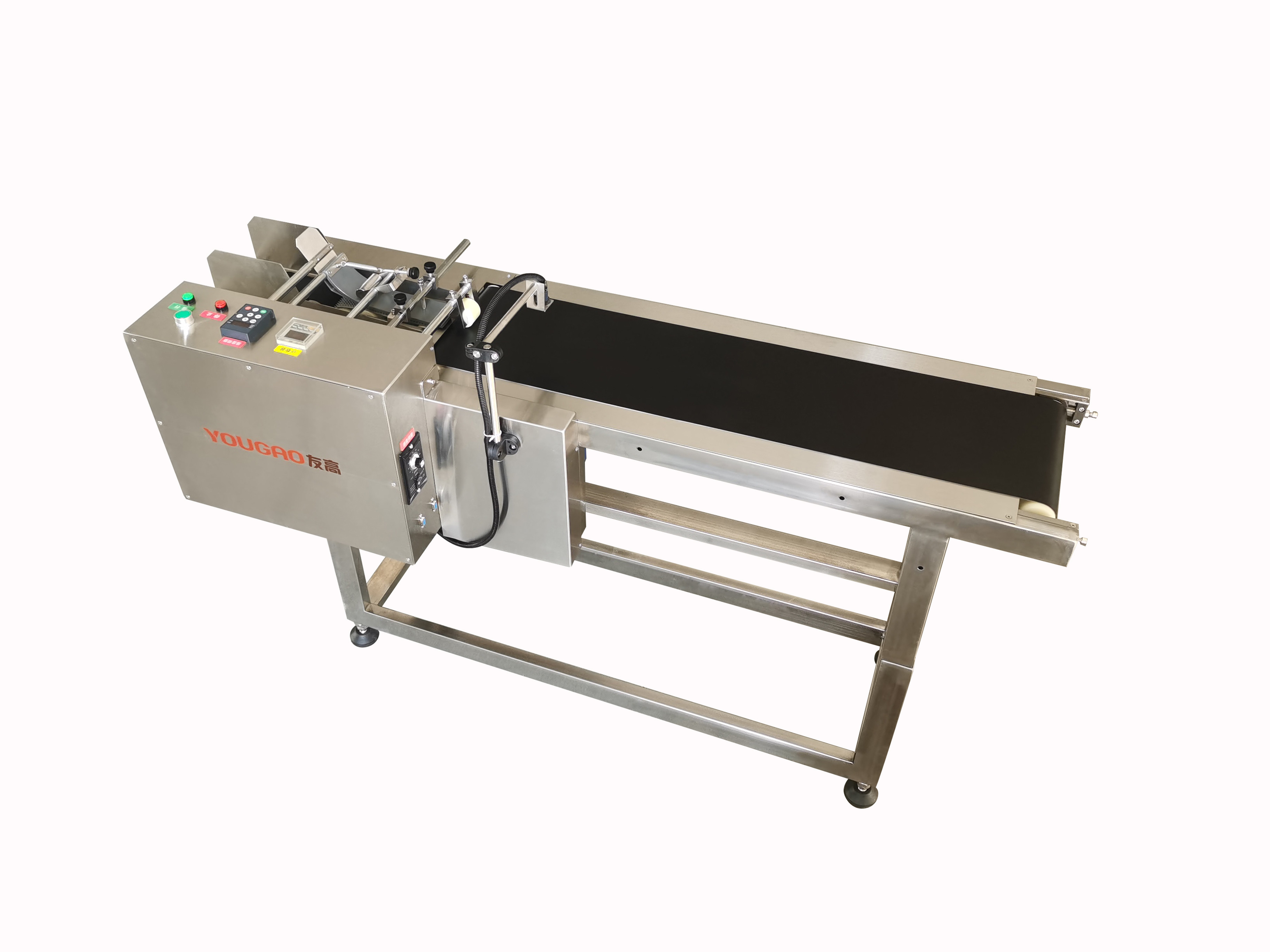 110m/min Inkjet Printer Friction Feeder Machine For Coding