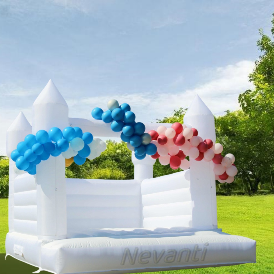 Custom Logo Printed PVC Inflatable Bounce House for Birthday Party and Celebrations