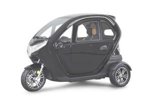 Quality 25 Km Per Hour Enclosed Electric Tricycle 50 Ah Battery Capacity 110 V-220 V Input wholesale