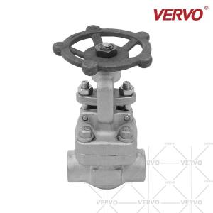 Quality Industrial Gate Valve ISO 15761 Industrial Valves Forged Steel Stainless Steel F304 316L 0.5 Inch Gate Valve 800lb SW wholesale