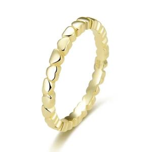 Quality 9 K Yellow Gold Jewelry Dainty Design Yellow Gold Ring For Girls wholesale