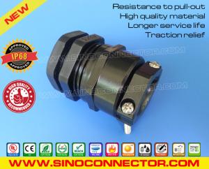 Quality IP68 Nylon Plastic Black PG Cable Glands PG9-PG48 with Traction Relief (Strain Relief / Pull Relief) wholesale