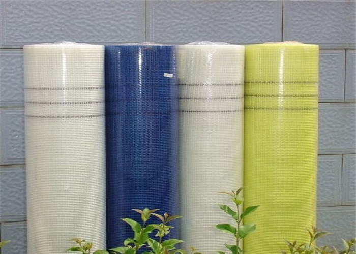 1m Height Alkali Resistant Fiberglass Mesh Fabric For Wall Insulation