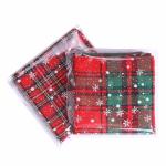 Customized Christmas Dog Bandana Waterproof Cotton Sustainable Bandana