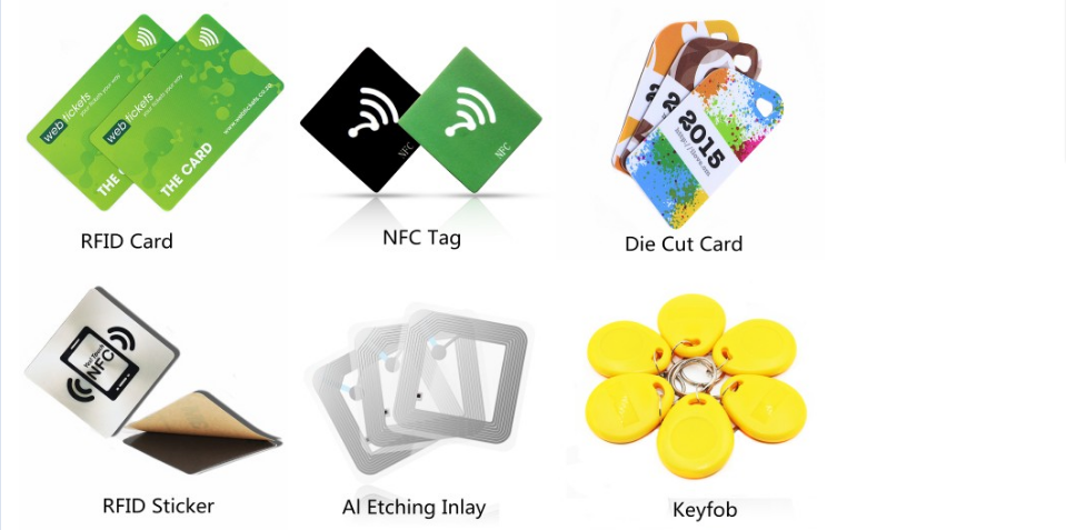 Plastic Blank white T5557 RFID Key Cards