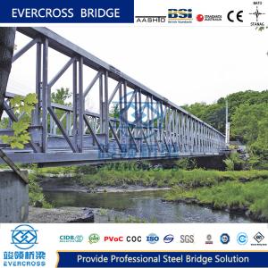Quality Fast Installed Modular Steel Bridge Double Lane Prefabricated Truss Bridge wholesale