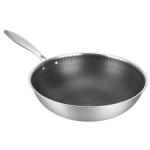 304 Stainless Steel, Even Heat Distribution, Versatile, Ergonomic Handle, Easy
