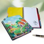 Sexy Girl Design Notebook 3D Lenticular Printing Service Journals PET / PP / PVC