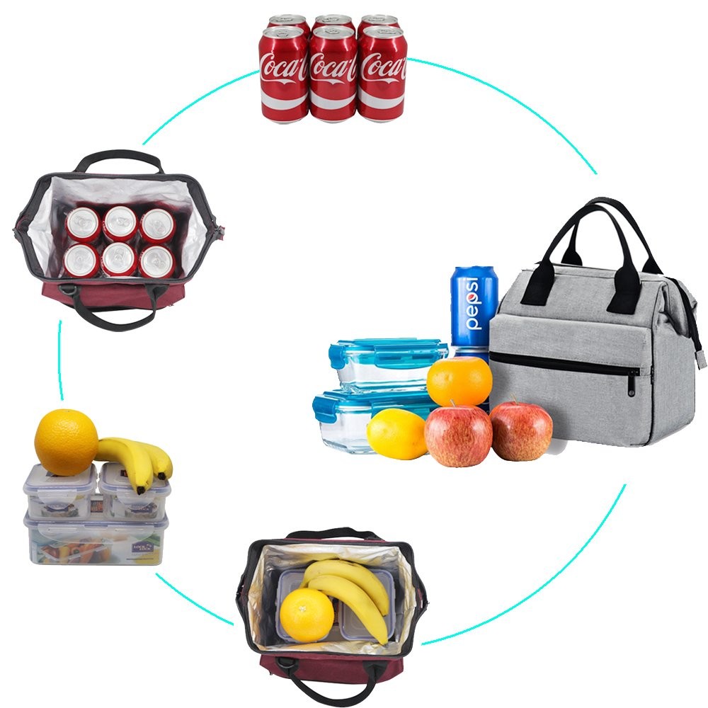 Durable 20 Can Insulated Collapsible Cooler Bag , 30 Liter Sandwich Cool Bag